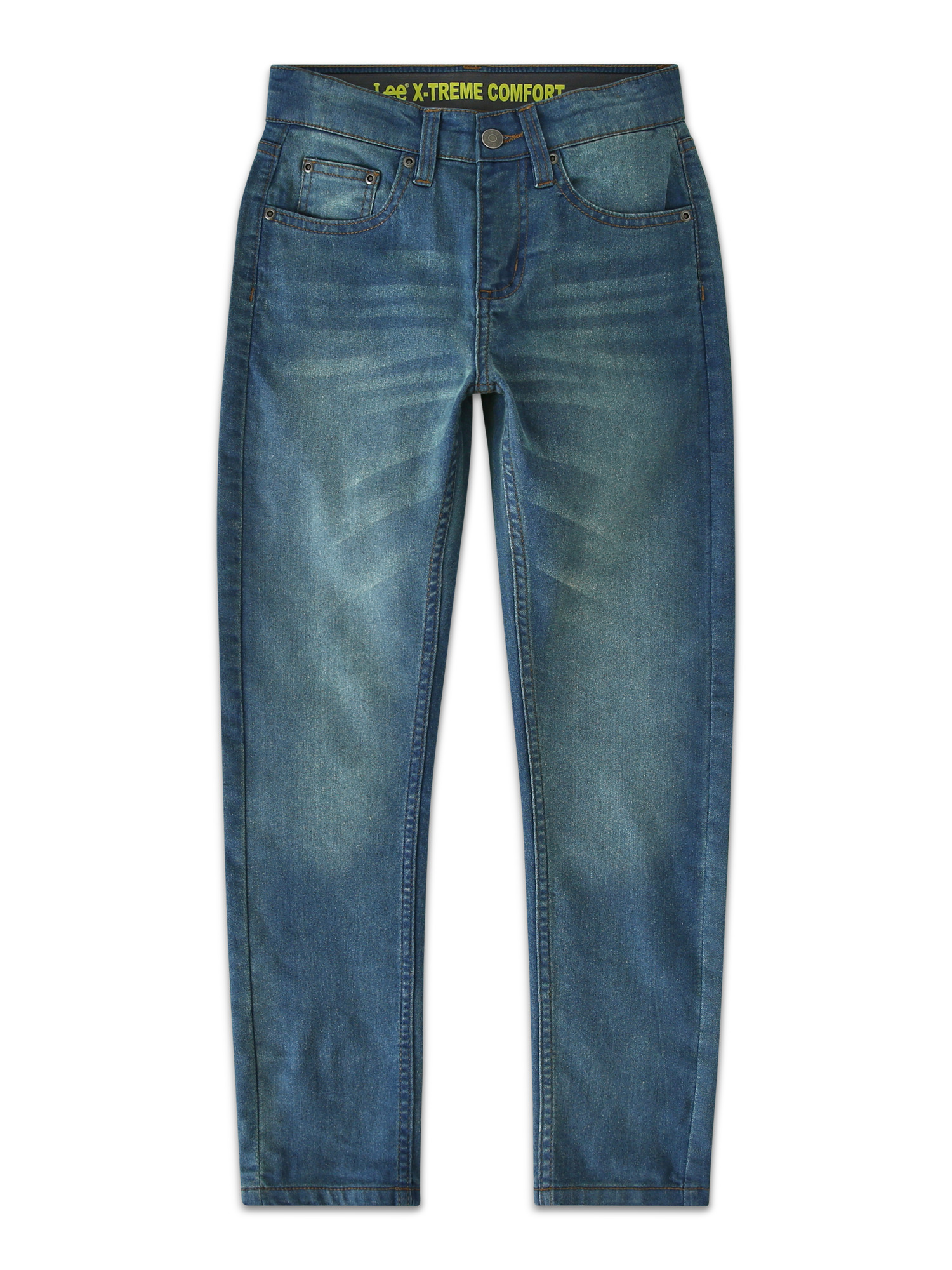 Lee Boys’ Premium Straight Fit Denim Jeans - Ultra Stretch Casual Pants for Boys (8-18 Husky)
